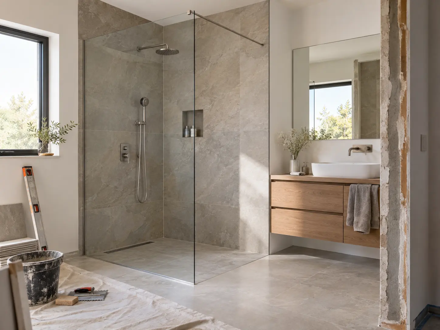 Rénovation moderne d’une salle de bain dans le Tarn